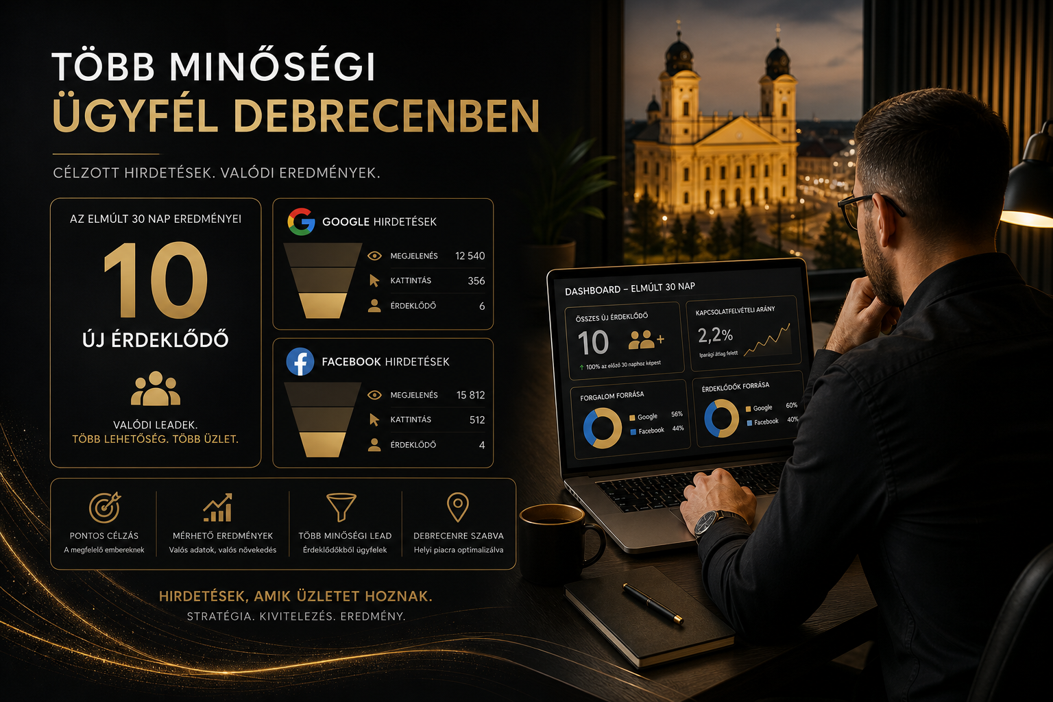 30 napos KKV ügyfélszerzési stratégia Google és Facebook hirdetéssel