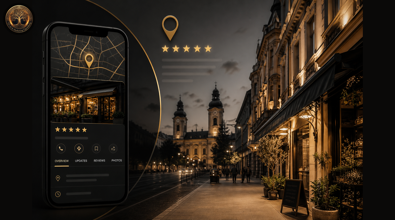 Google Cégprofil kezelés Debrecen — helyi megjelenés a Térképen, TD-AI