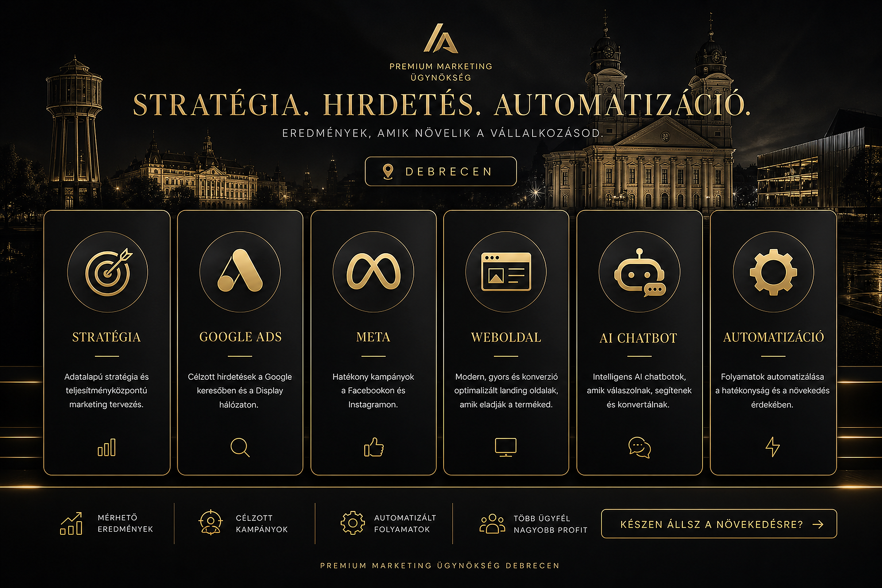 TD-AI marketing szolg&aacute;ltat&aacute;sv&aacute;laszt&oacute;: strat&eacute;gia, Google Ads, Meta, weboldal, AI chatbot &eacute;s automatiz&aacute;ci&oacute;