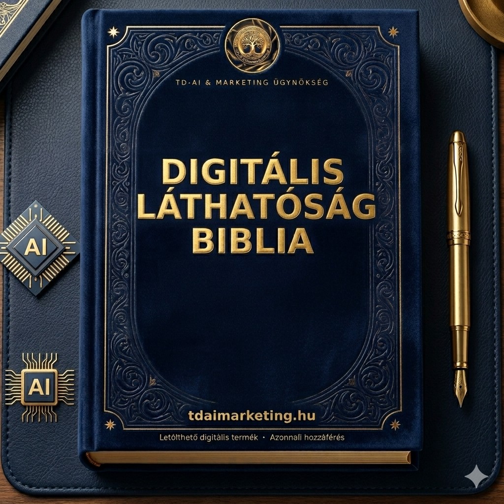 Digitális Láthatóság Biblia borító — letölthető PDF, TD-AI & Marketing